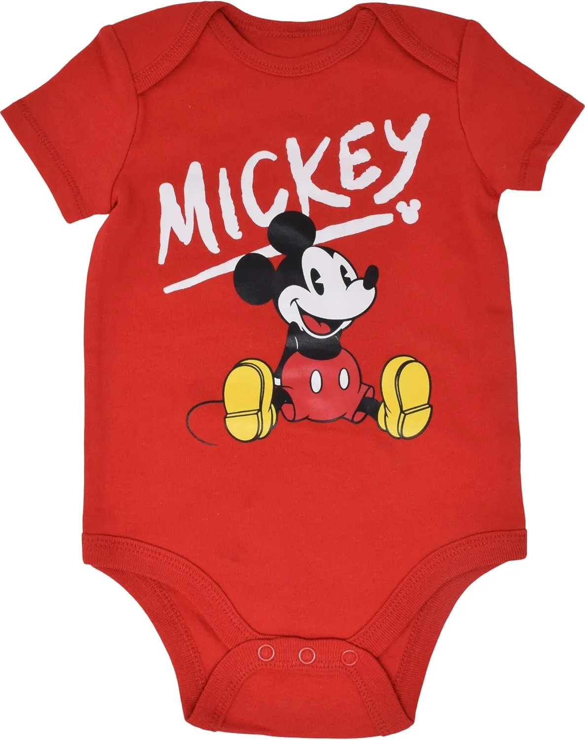 Disney Mickey Mouse Lion King Winnie the Pooh Pixar Toy Story Finding Nemo Baby 5 Pack Bodysuits Newborn to Infant