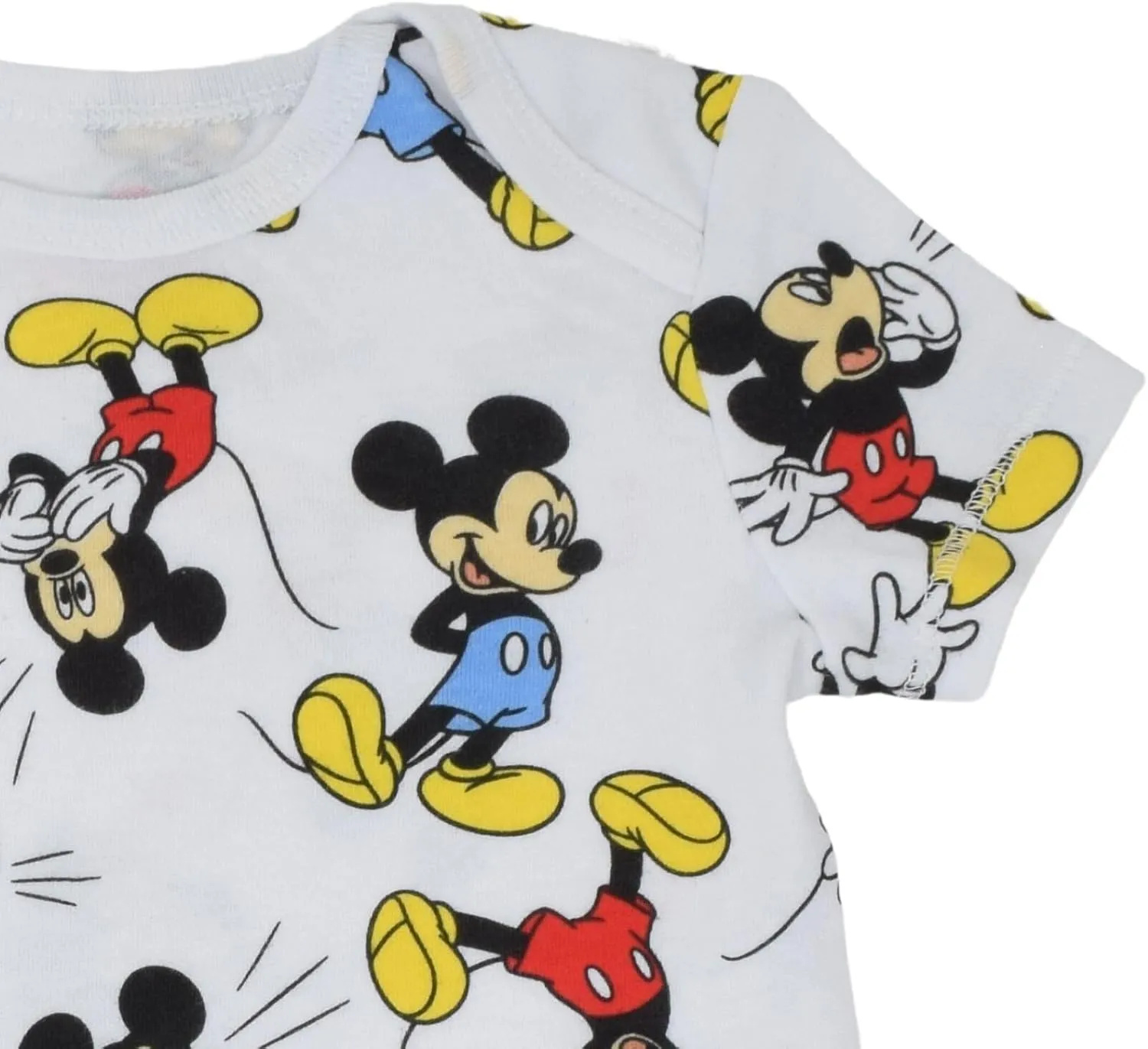 Disney Mickey Mouse Lion King Winnie the Pooh Pixar Toy Story Finding Nemo Baby 5 Pack Bodysuits Newborn to Infant