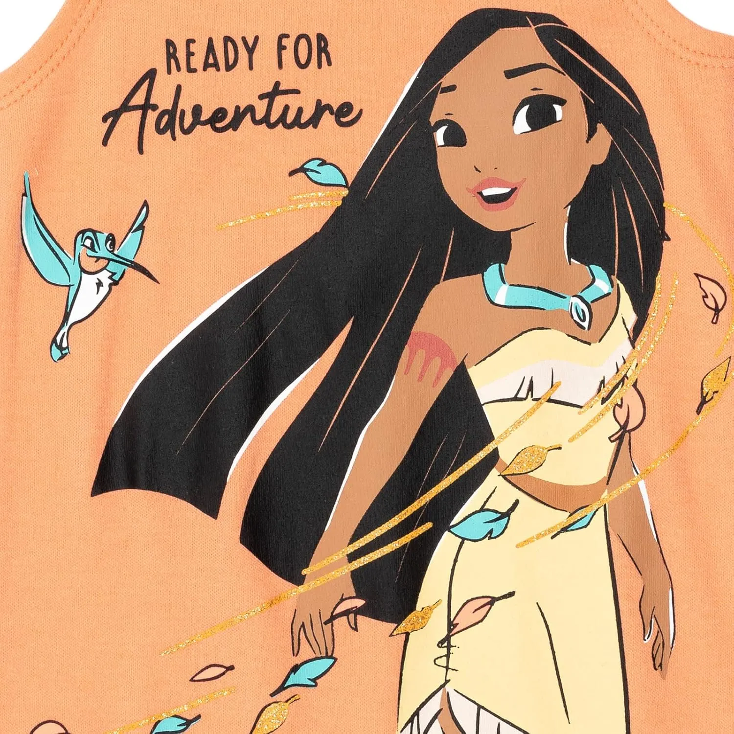 Disney Princess Rapunzel Ariel Belle Jasmine Aurora Baby Girls Snap Romper and Headband Newborn to Toddler