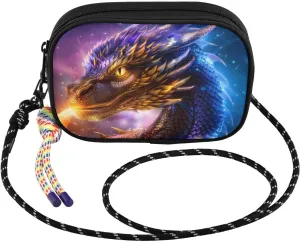 Dragon Fantasy Portrait Small Crossbody Bags for Women Cell Phone Purses Women's Shoulder Handbag Wallet Purse