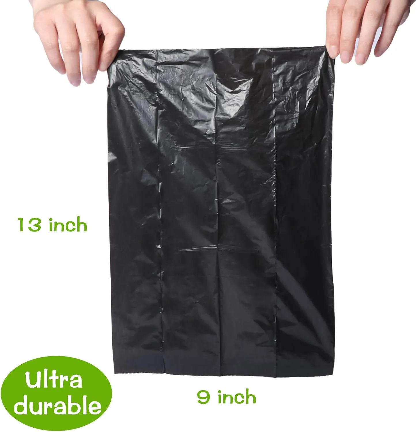 DREAM&GLAMOUR Dog Poop Bags,value pack,1200 Count Extra Thick and Strong Poop Bags for Dogs,60 Rolls,20 Doggy Bag Per Roll,Each Measures 9 x 13 Inches,Guaranteed Leak-Proof