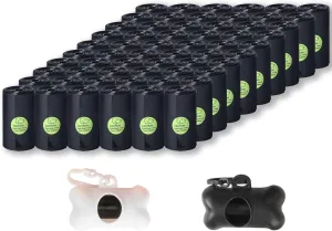 DREAM&GLAMOUR Dog Poop Bags,value pack,1200 Count Extra Thick and Strong Poop Bags for Dogs,60 Rolls,20 Doggy Bag Per Roll,Each Measures 9 x 13 Inches,Guaranteed Leak-Proof