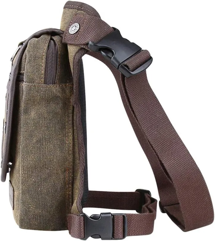 Drop Leg bag Motorcycle Durable Canvas Multi-Pocket Support Max Waistline of 56 Inch