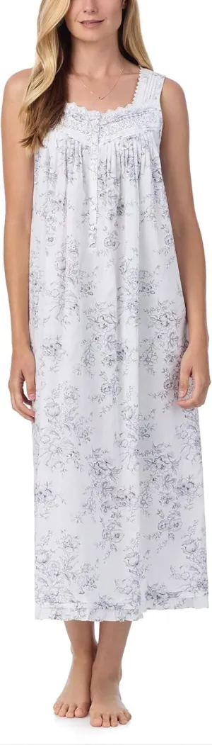 Eileen West Women's Sleeveless Cotton Lawn Gown