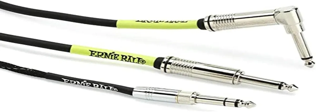 Ernie Ball Instrument Cable, Black (P06411)