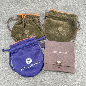 Estate John Hardy 3 Pouches & Envelope (Empty)
