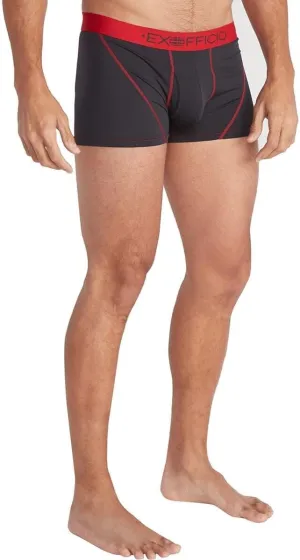 ExOfficio Give-N-Go 2.0 Sport Mesh 3in Boxer Brief - Men's, Black/Scarlet Sage, XXL