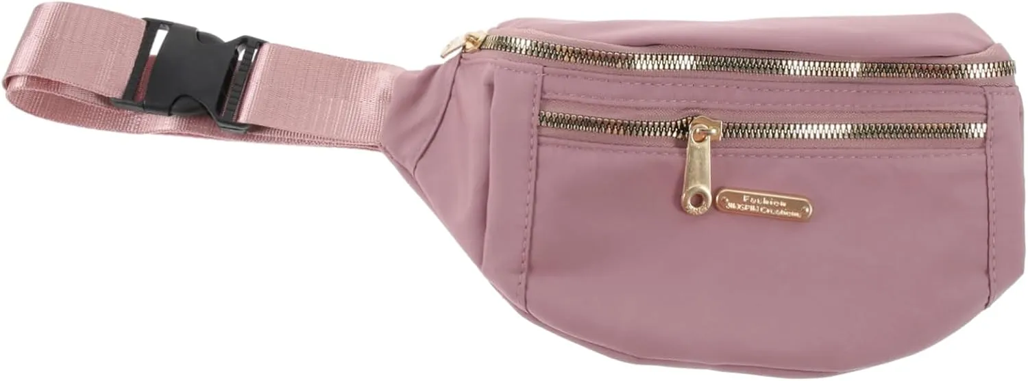 Fashionable Multi Purpose Waist Bag for Women Stylish Crossbody Fanny Pack with Zipper Design for Outdoor Adventures Gym Workouts and Everyday Use