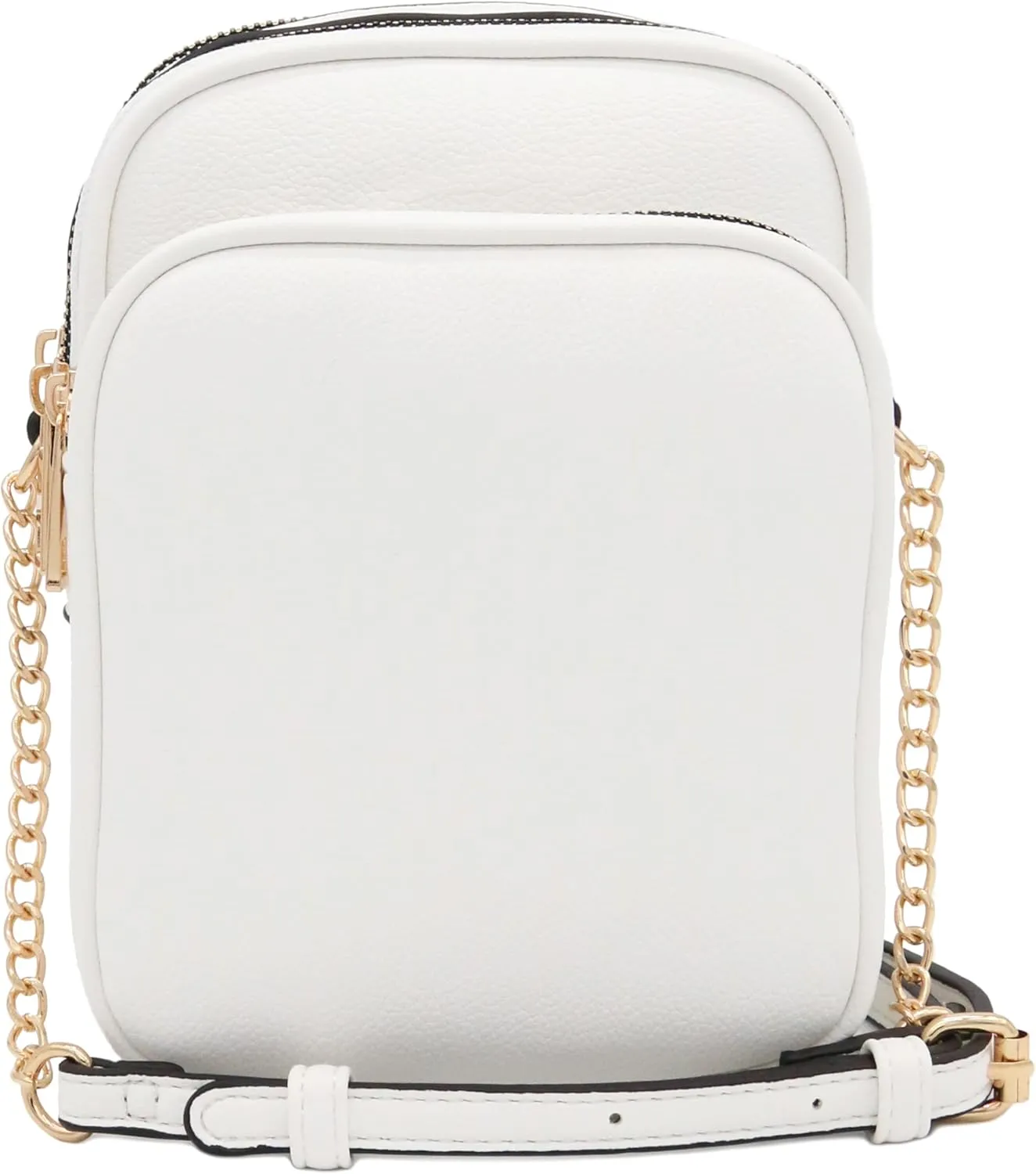 FashionPuzzle Multi Pocket PU Leather Casual Medium Crossbody Bag with Adjustable Strap