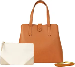 FAWN DESIGN Satchel Diaper Bag (Modern and Minimalist Travel Diaper Satchel to Hold Baby Essentials)