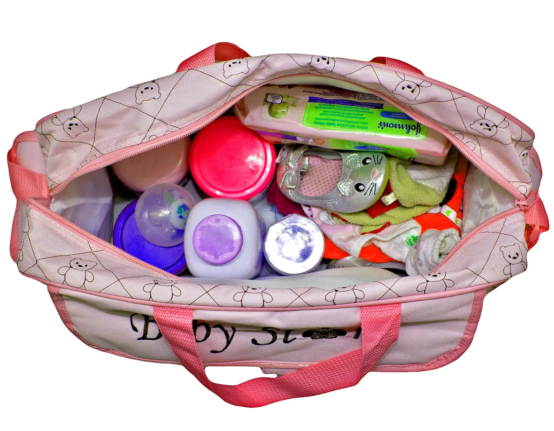 Fino BS-12588 Waterproof Built in Changing Station Nappy Bag