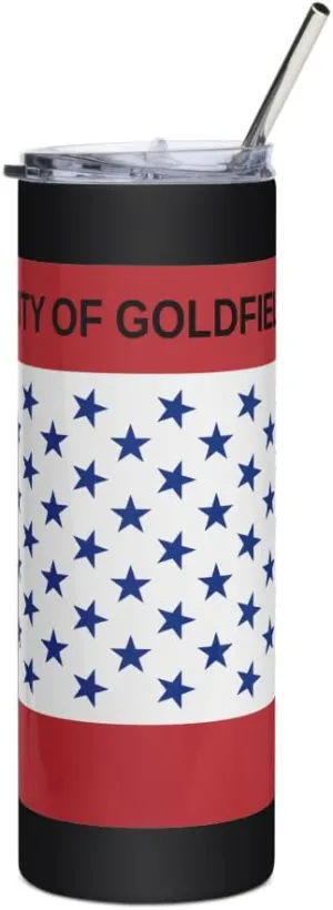 Flag of Goldfield, Colorado - Stainless Steel Tumbler