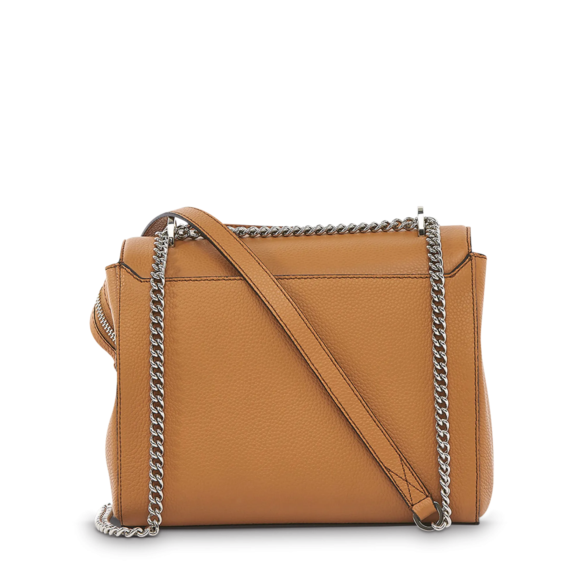 Flap bag with handle