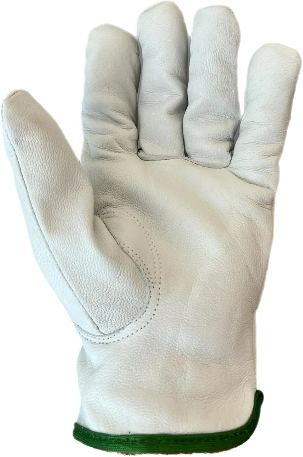 Fleece Lined Work Gloves-725WF Heavy Duty Insulated Goatskin Leather Winter Cold Weather Roping Log Splitting