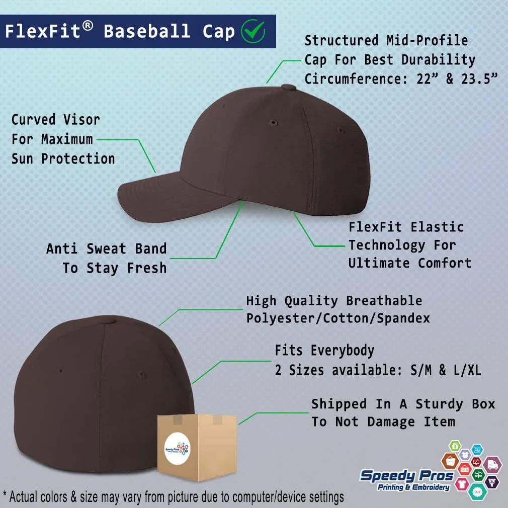 Flexfit Hats for Men & Women 4 Leaf Clover Embroidery St Patrick's Day Polyester Dad Hat Baseball Cap