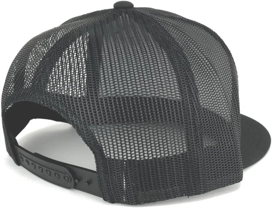 Flexfit Oversize XXL Structured Blank 5 Panel Flatbill Snapback Mesh Cap