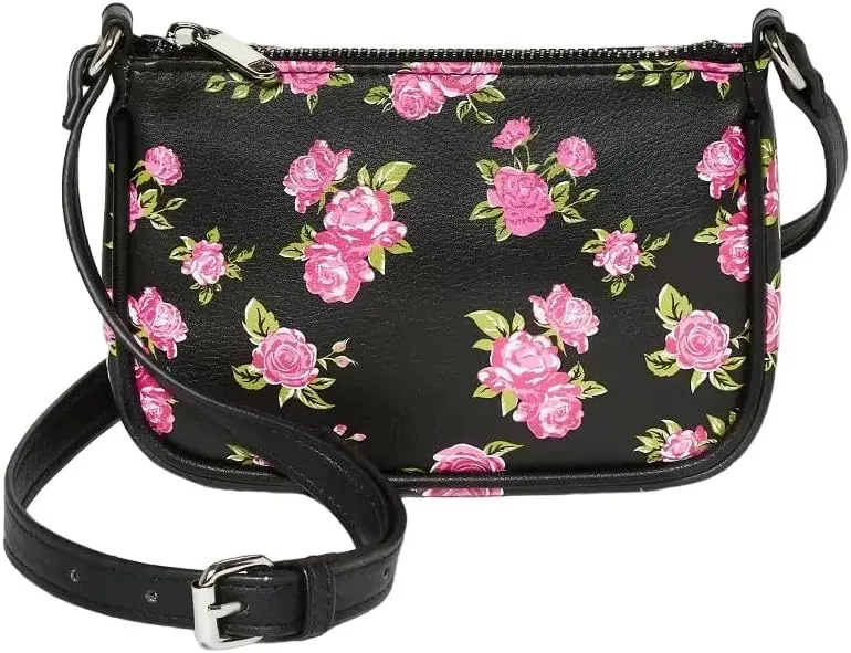 Floral Print Compatible with Value Crossbody Bag - Wild Fable Black
