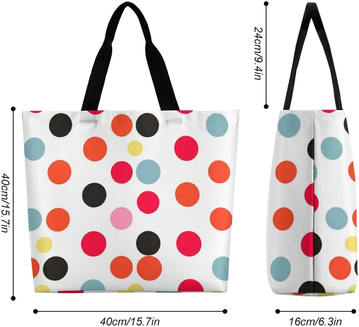 Foldable Grocery Bag Reusable Shopping Bag The Deep Blue Sea Tote Bag Casual Handbags for Work Shopping