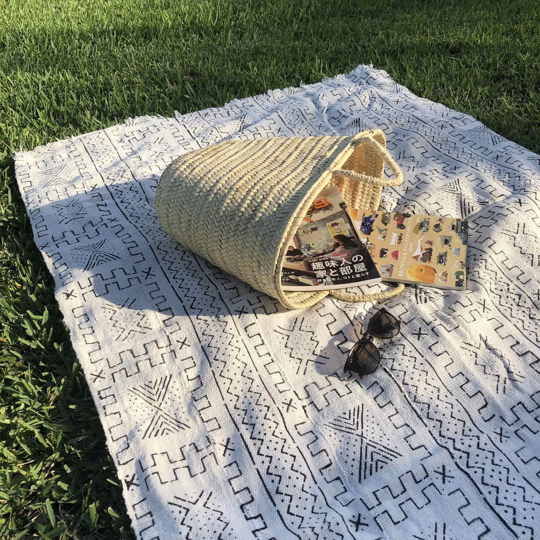 French Straw Basket