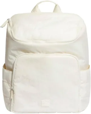 Freshly Picked Zurich Diaper Bag Backpack, Crushed Nylon, Polar White