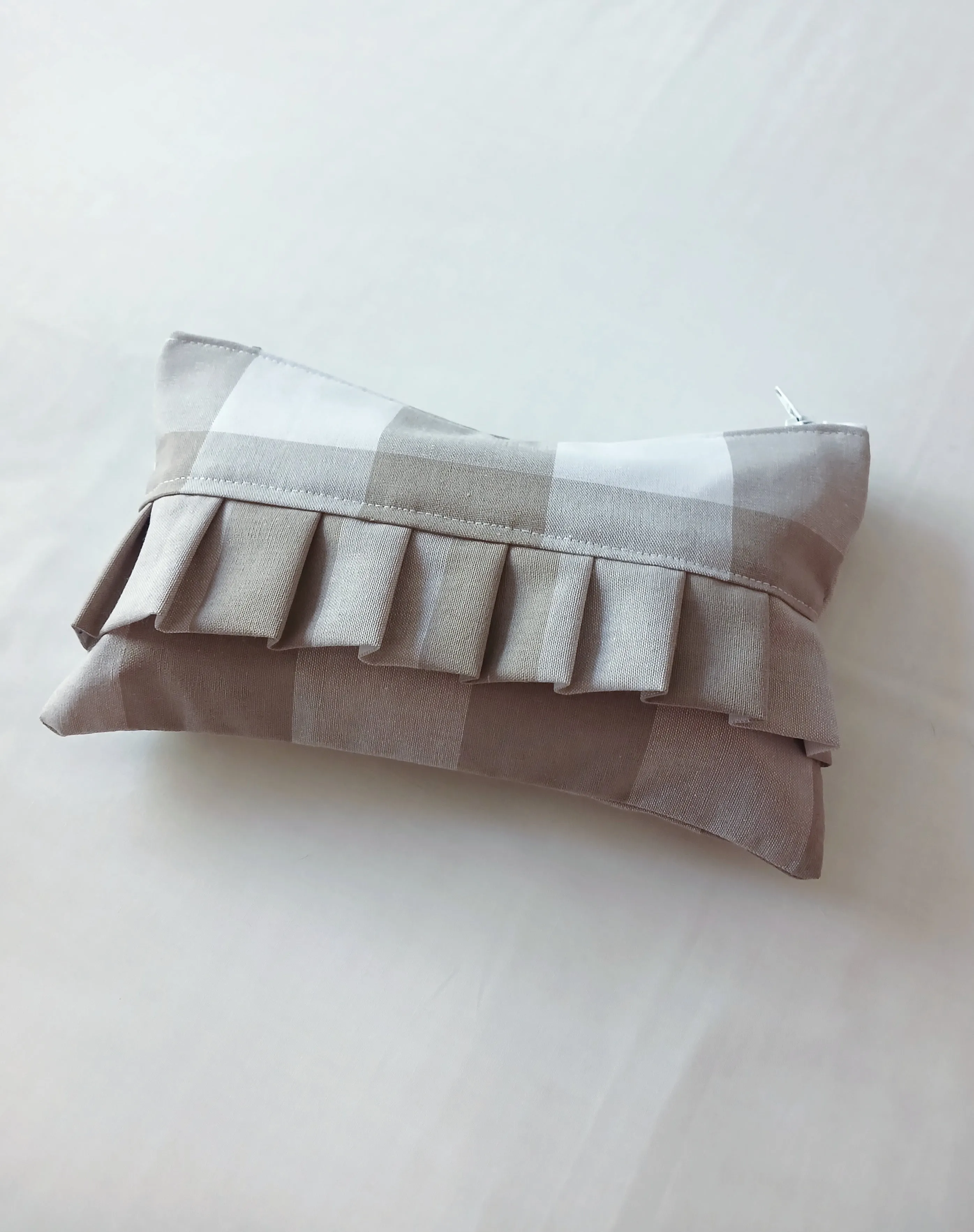 Frilled Zip Bags - Large