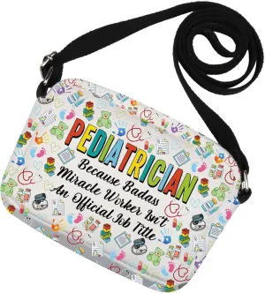 Funny Pediatrician Gift Pediatric Doctor Crossbody Bag for Children Doctor Family Doctor