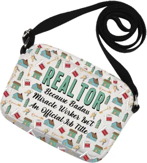 Funny Realtor Gift Real Estate Crossbody Bag for Real Estate Agent Rea ltor Closing