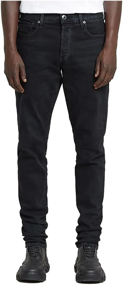 G-Star Raw Men's 3301 Tapered Fit Jean In Nippon Stretch Denim