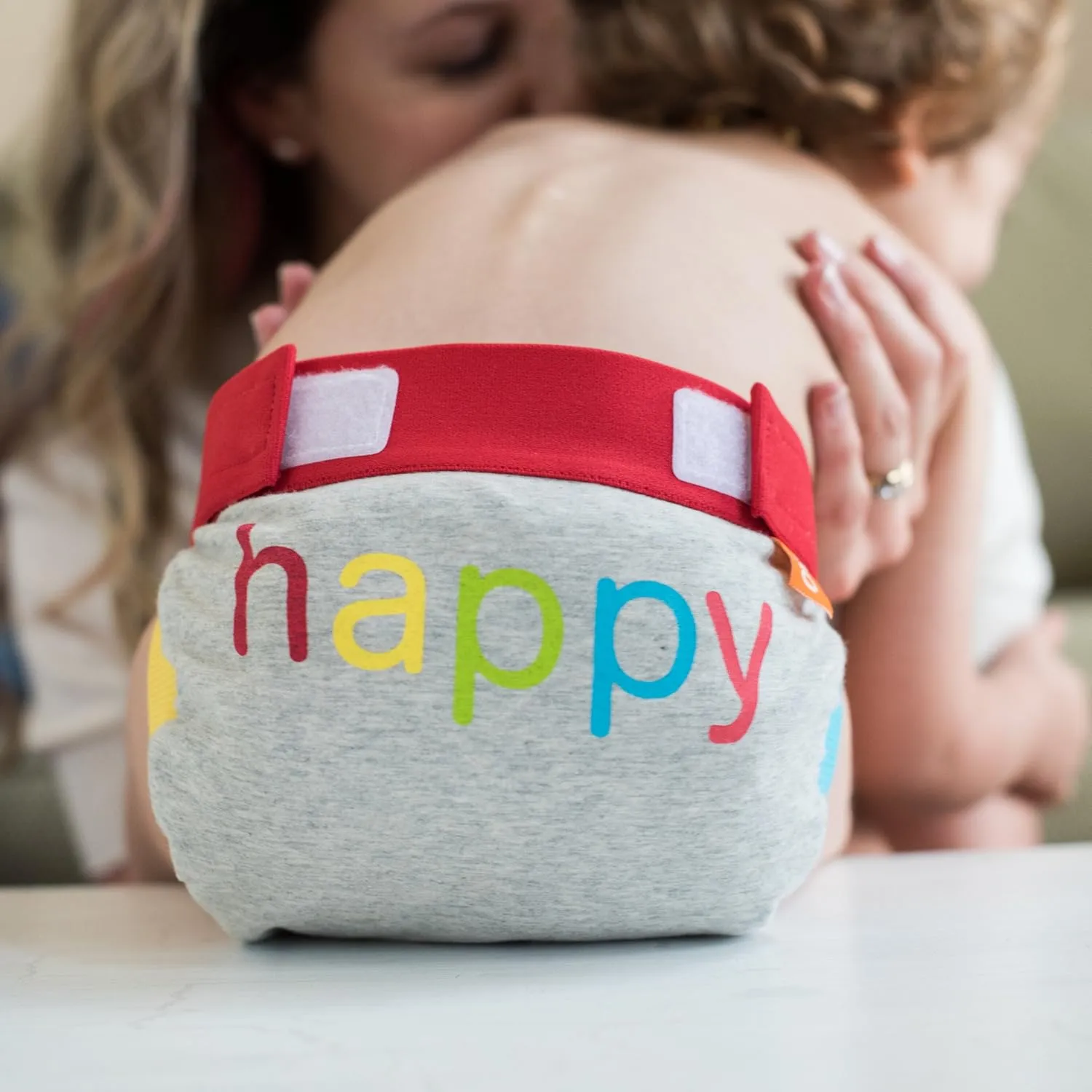 Gdiapers Happy Diaper Pants, Heather Gray, Large