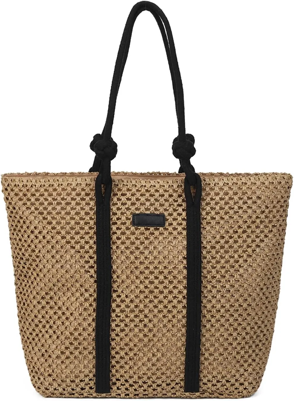 Gladdon Straw Tote Bag Beach Accessories for Women Vacation Woven Large Shoulder Purses