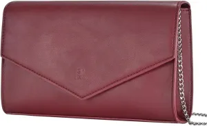 GM LIKKIE Clutch Purse for Women, Evening Envelope Clutch Bag, Crossbody Foldover PU Leather Shoulder Handbag