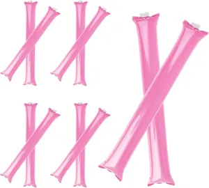GOGO 100 PCS Cheer Sticks Inflatable Bam Bam Spirit Stick, Cheerleading Noisemakers for Sport Game
