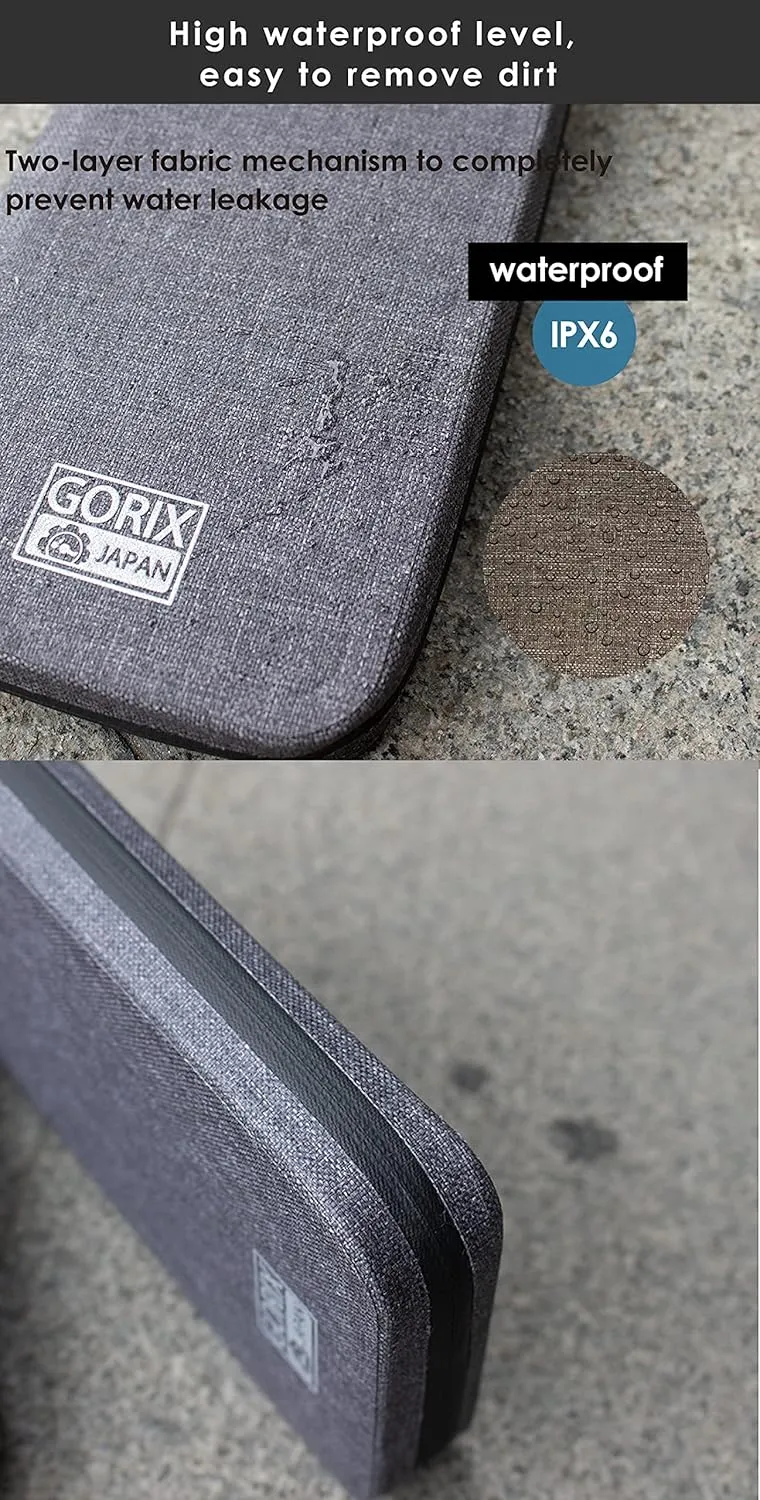 GORIX Cycle Wallet Pouch Bag Waterproof Mobile Phone Case Road MTB Bike (BKPW(Global Edition))