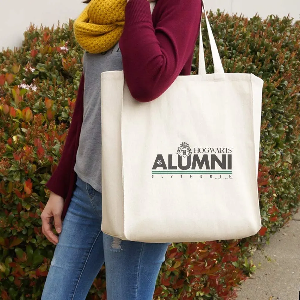 GRAPHICS & MORE Harry Potter Slytherin Alumni Grocery Travel Reusable Tote Bag