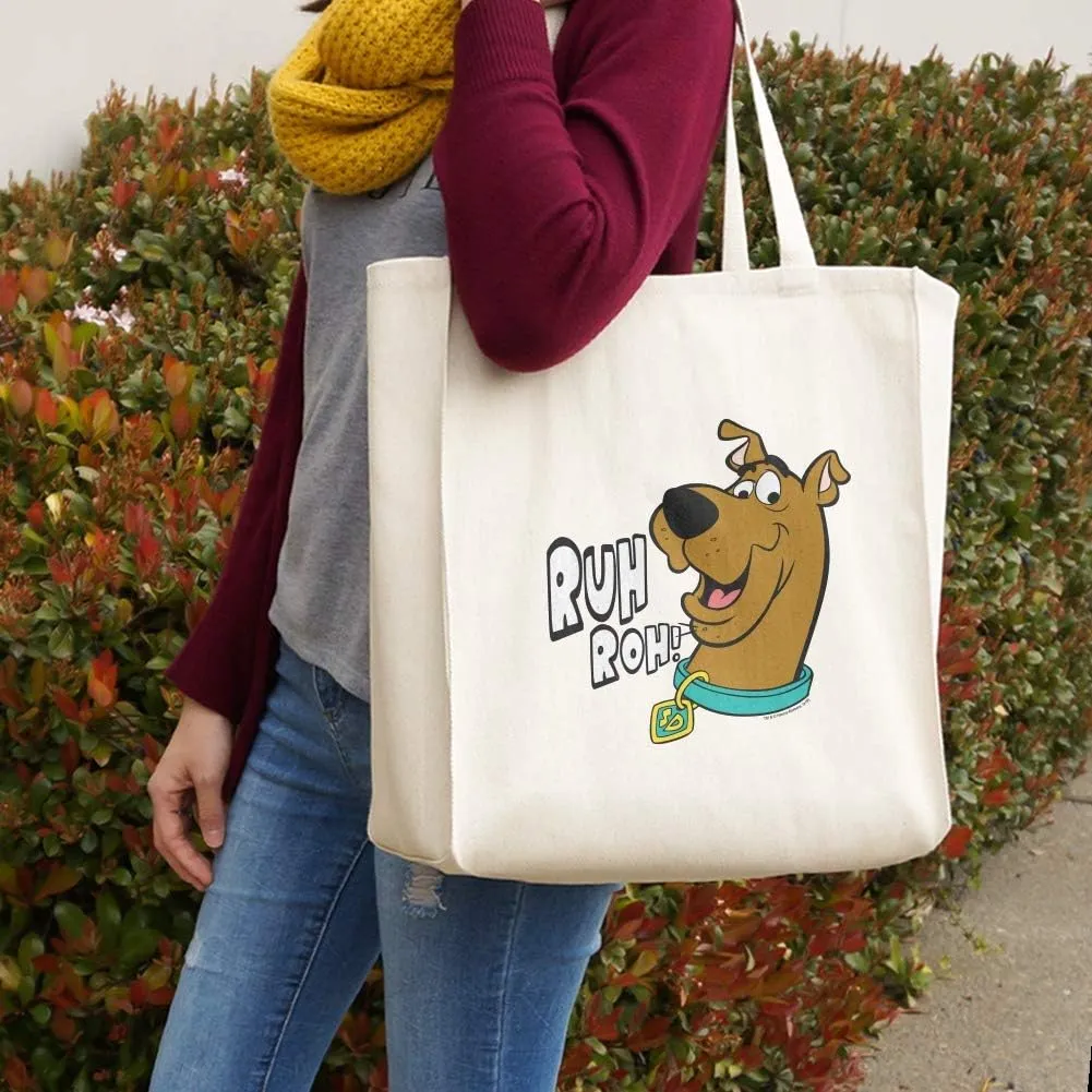 GRAPHICS & MORE Scooby-Doo Ruh Roh Grocery Travel Reusable Tote Bag