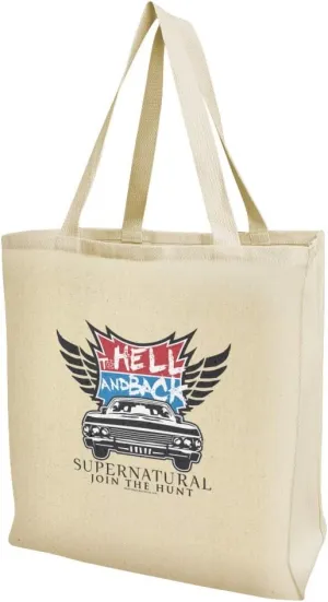 GRAPHICS & MORE Supernatural To Hell and Back Grocery Travel Reusable Tote Bag