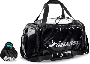 GREATEST Ultimate Bag 60 Liter - #1 World's Ultimate Frisbee Bag. Built in Insulated Cooler Compartment and Organization System. Also Perfect Sports Duffel Bag for Other Outdoor Sports (SILVER)