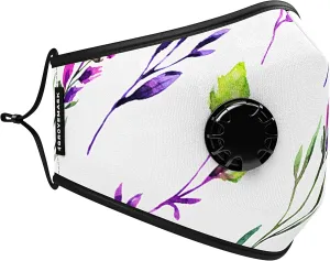 Grove unisex-adult Mask Face Mask W/ 7x Pm2.5 Filters - Reusable Cloth Face Mask for Pollen, Smoke, Dust, Allergens