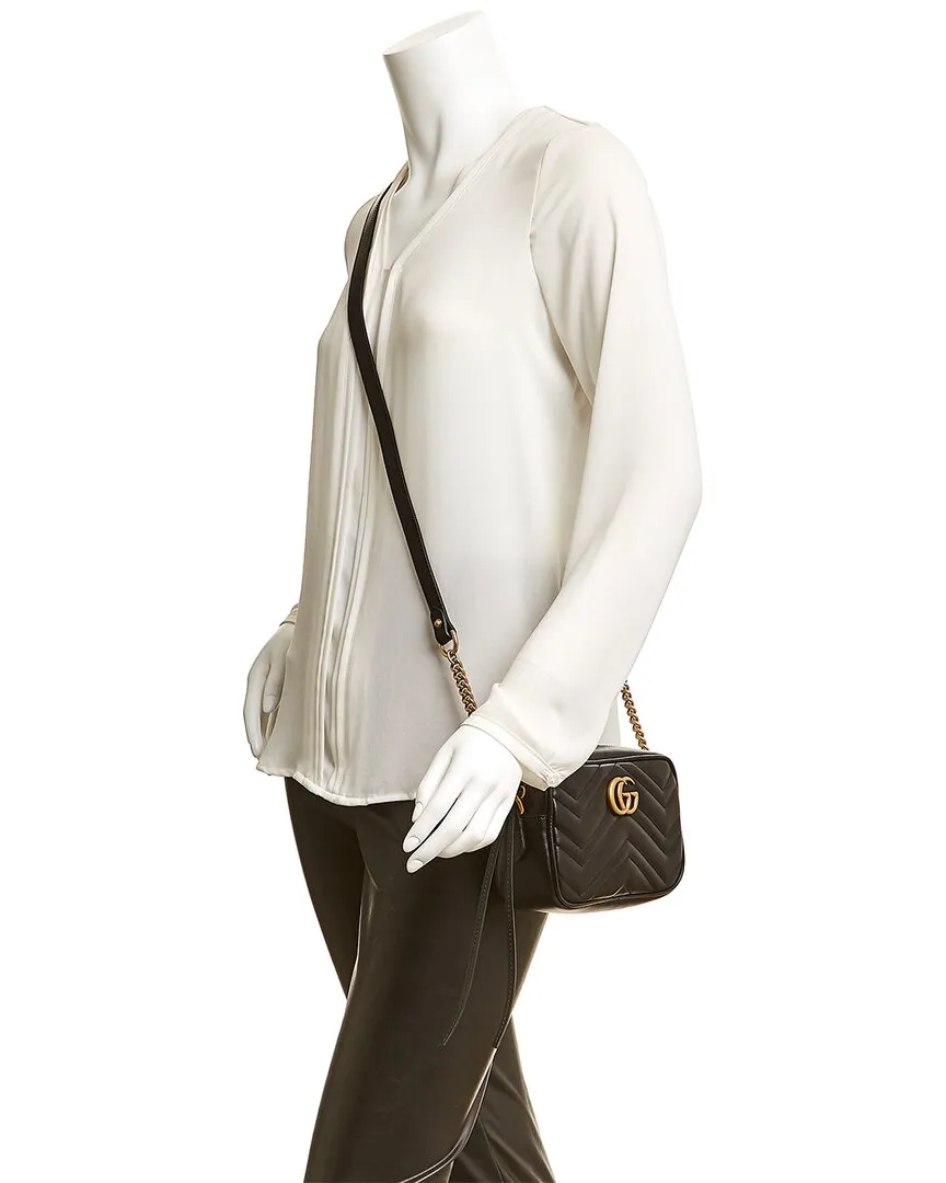 Gucci GG Marmont Mini Matelasse Leather Crossbody