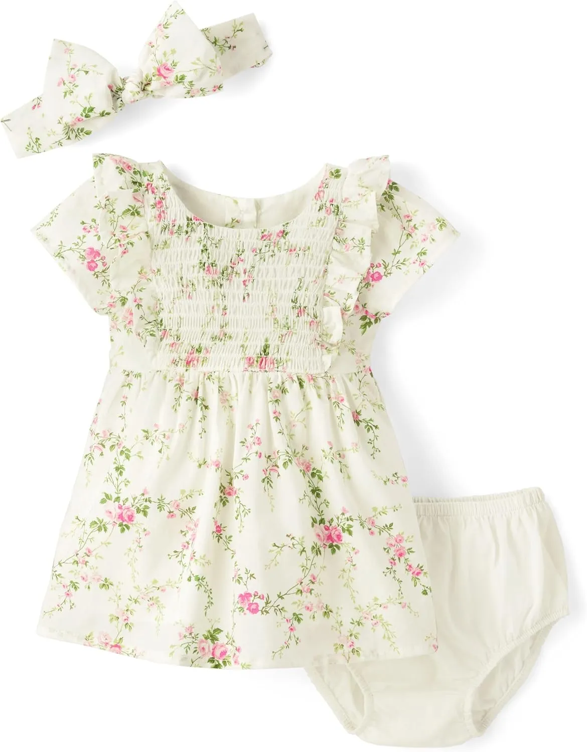 Gymboree baby-girls And Newborn Sleeveless Dressy Special Occasion Dresses With Diaper Cover