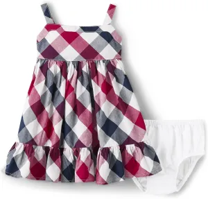 Gymboree Baby Girls' Sleeveless Dressy Special Occasion Dresses with Diaper Cover