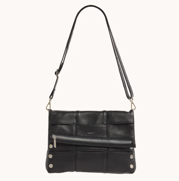 Hammitt VIP Large Black Weave with Silver
