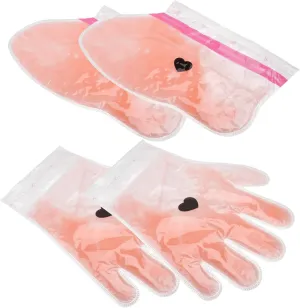 Hand Feet Wax Cover Set Paraffin Wax Therapy Hand Foot Covers 2 Pairs for Home Spa