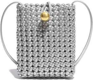 Handwoven Leather Crossbody Purse for Women