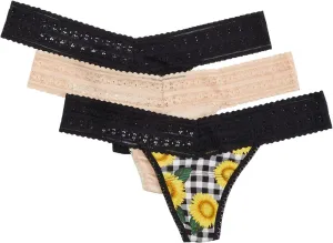 hanky panky Dream Low Rise Thong 3-Pack