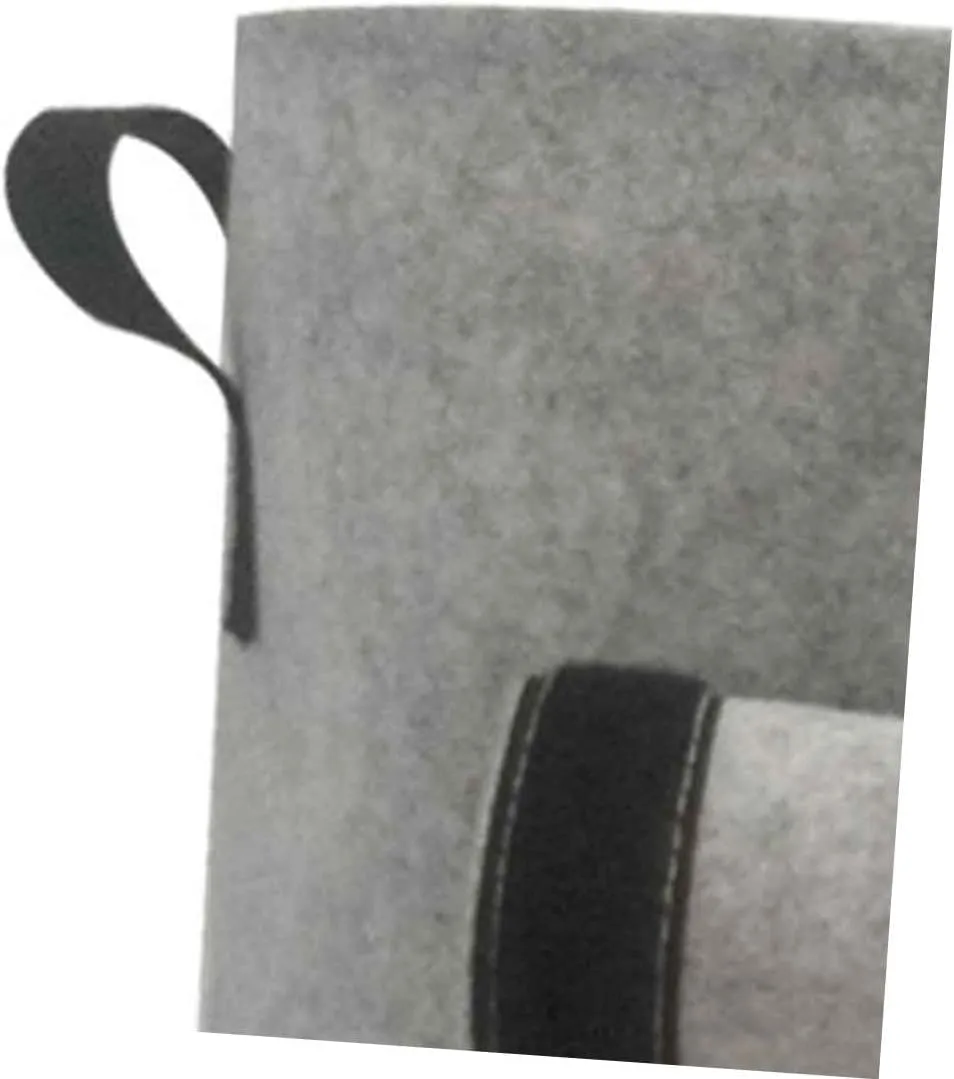 Happyyami Large Size 38l Sweet Potato Planting Bag Nonwoven Felt Growing Bag Air Permeability for Healthy Planting (Grey)