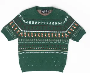 Hell Bunny Vixey Fox Print Vintage Retro Style Jumper Sweater XS-6XL