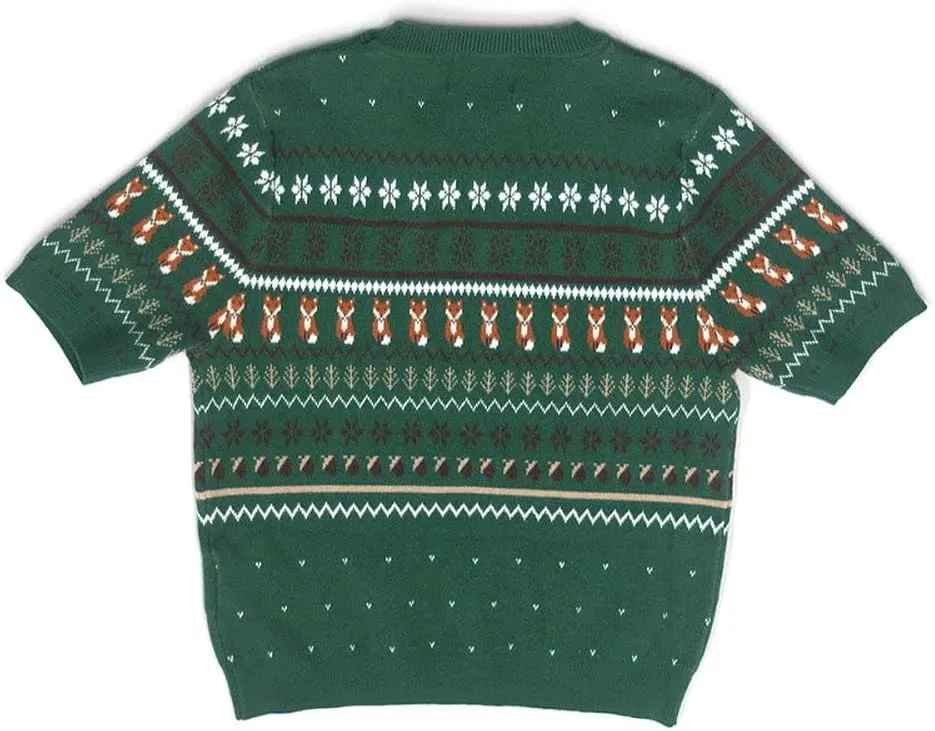 Hell Bunny Vixey Fox Print Vintage Retro Style Jumper Sweater XS-6XL