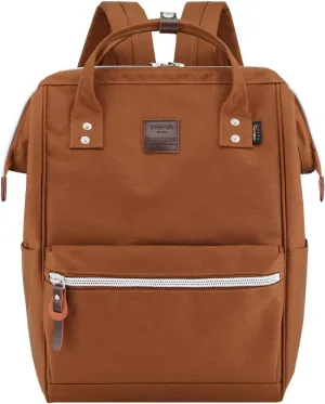 himawari Large Travel Backpack with Laptop Compartment 17 Inch Roomy Work Doctor Bag for Women&Men（1882-Mocha）-Not include USB Port