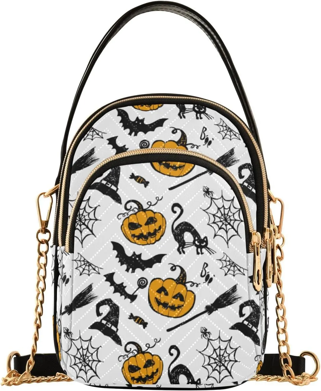Holiday Festive Cell Phone Purse Crossbody Handbag Durable Shoulder Bag Travel Pouch